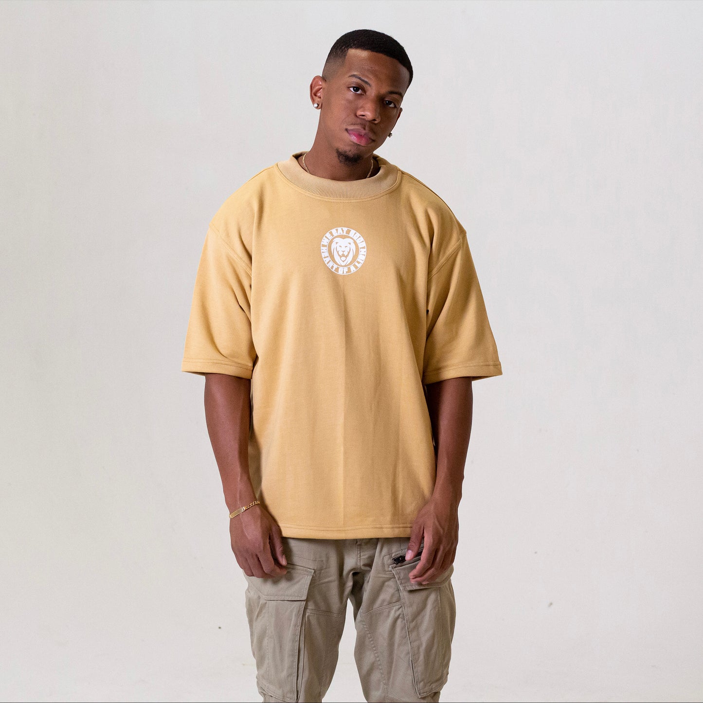 PREVIEW HOAL "PREMIUM" OVERSIZED TEE (TAN)