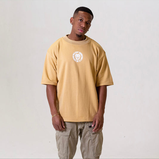 HOAL "PREMIUM" OVERSIZED TEE (TAN)