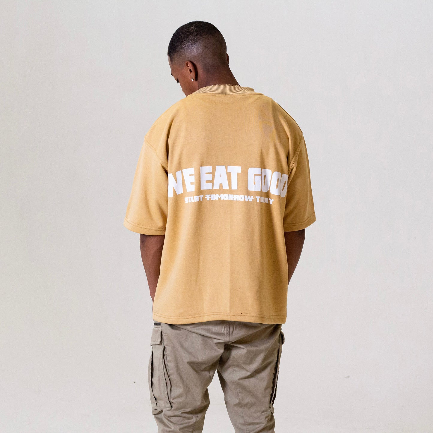 HOAL "PREMIUM" OVERSIZED TEE (TAN)