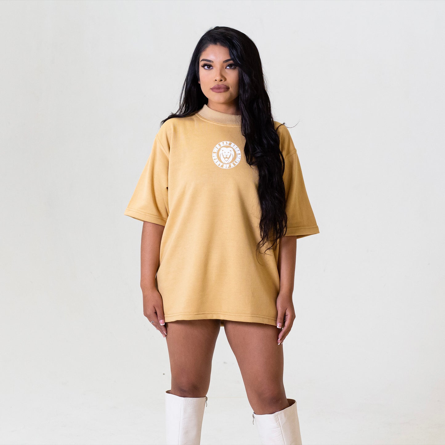 PREVIEW HOAL "PREMIUM" OVERSIZED TEE (TAN)